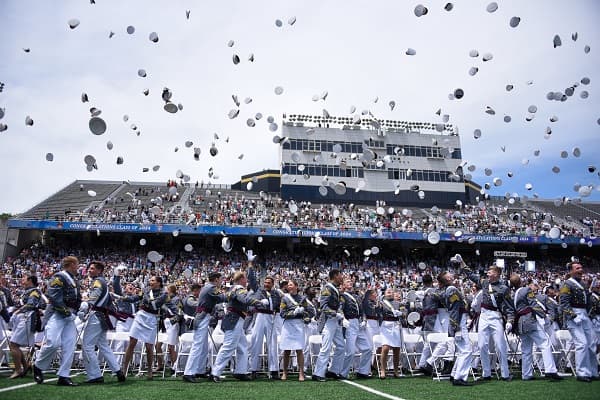 2024 Graduation Hat Toss